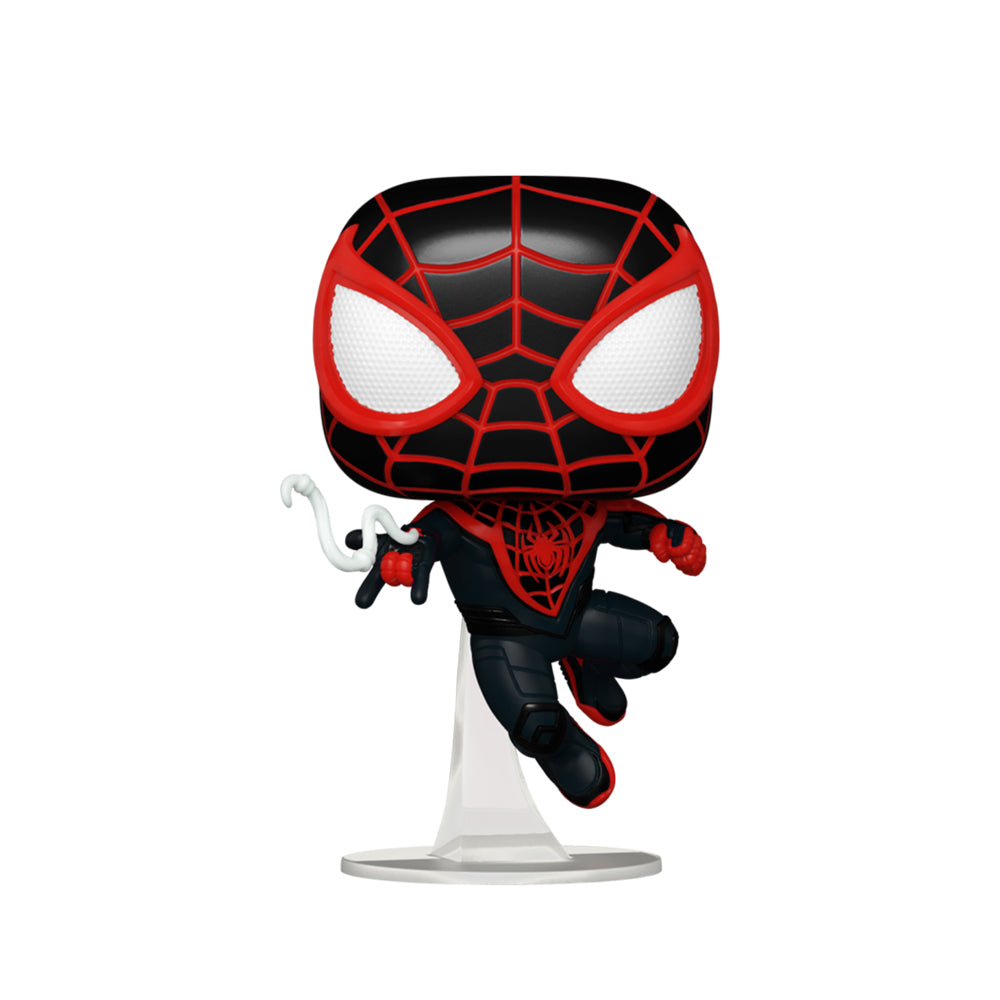 Funko Marvel Spiderman 2 Miles Morales Upgraded Suit Pop! Vinyl Figure