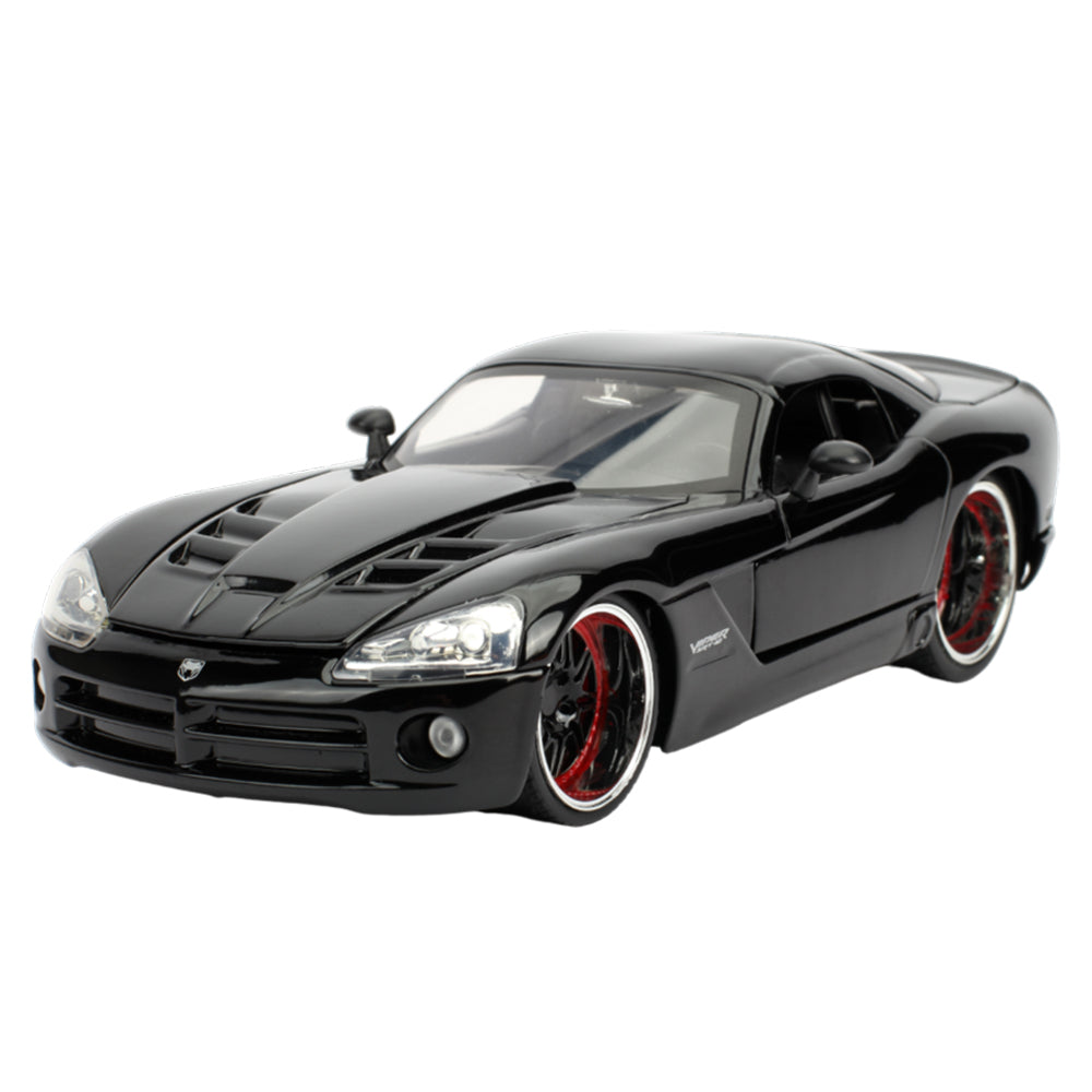 Jada 1:24 Scale Fast & Furious 2008 Dodge Viper SRT 10 Black Diecast Car Model