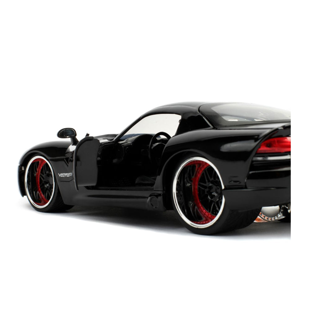 Jada 1:24 Scale Fast & Furious 2008 Dodge Viper SRT 10 Black Diecast Car Model