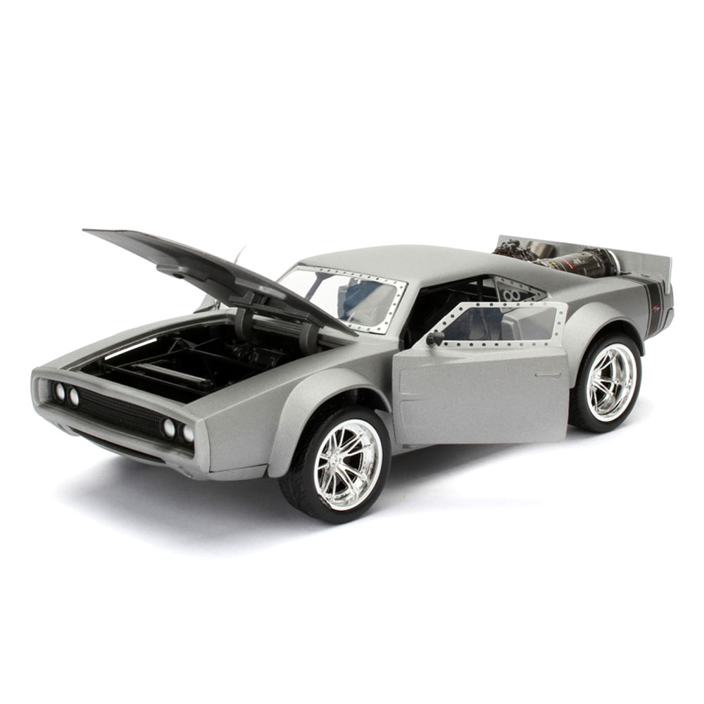 Jada 1:24 Scale Fast & Furious Dom's Ice Charger Grey Diecast Car