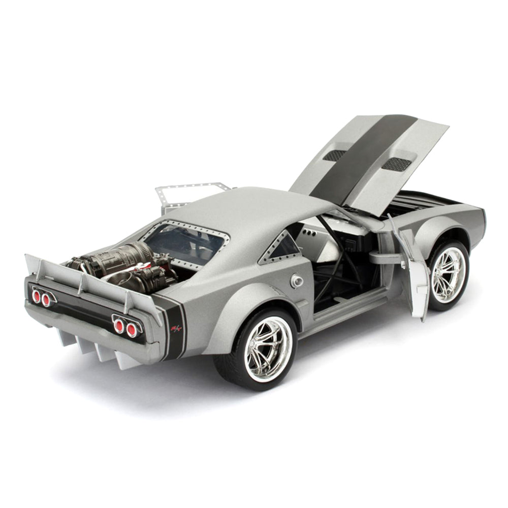 Jada 1:24 Scale Fast & Furious Dom's Ice Charger Grey Diecast Car