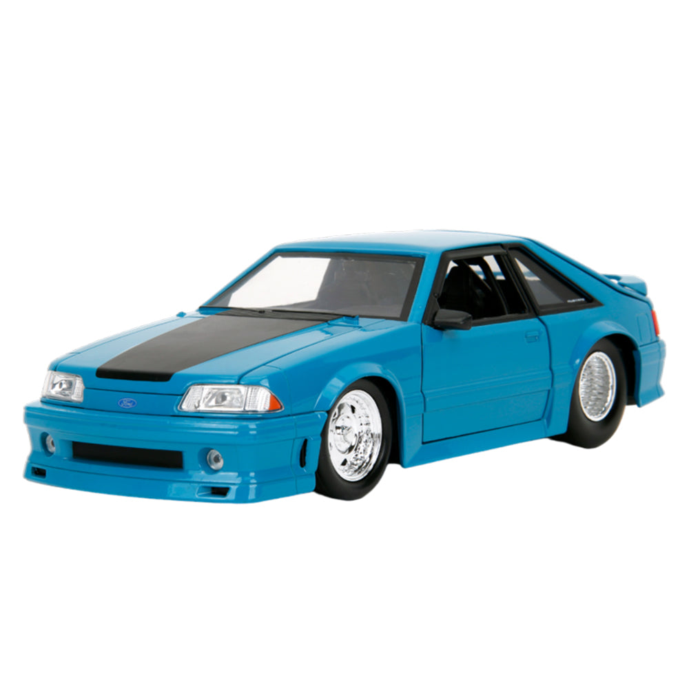 Jada 1:24 Scale Fast & Furious 10 1989 Ford Mustang GT Blue Diecast Car Model