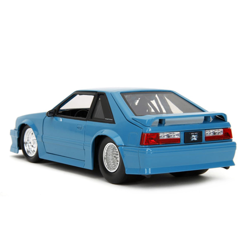 Jada 1:24 Scale Fast & Furious 10 1989 Ford Mustang GT Blue Diecast Car Model