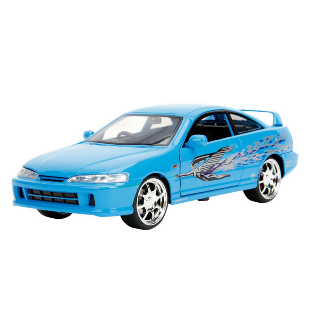 Jada 1:24 Scale Fast & Furious 8 Mia's Acura Integra Type R Blue Diecast Vehicle