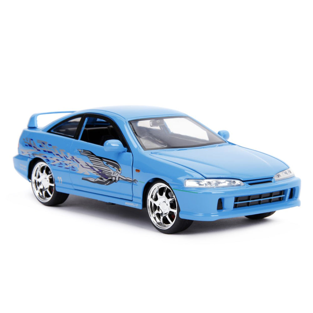 Jada 1:24 Scale Fast & Furious 8 Mia's Acura Integra Type R Blue Diecast Vehicle