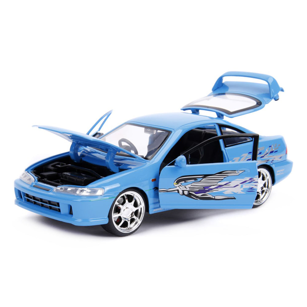 Jada 1:24 Scale Fast & Furious 8 Mia's Acura Integra Type R Blue Diecast Vehicle