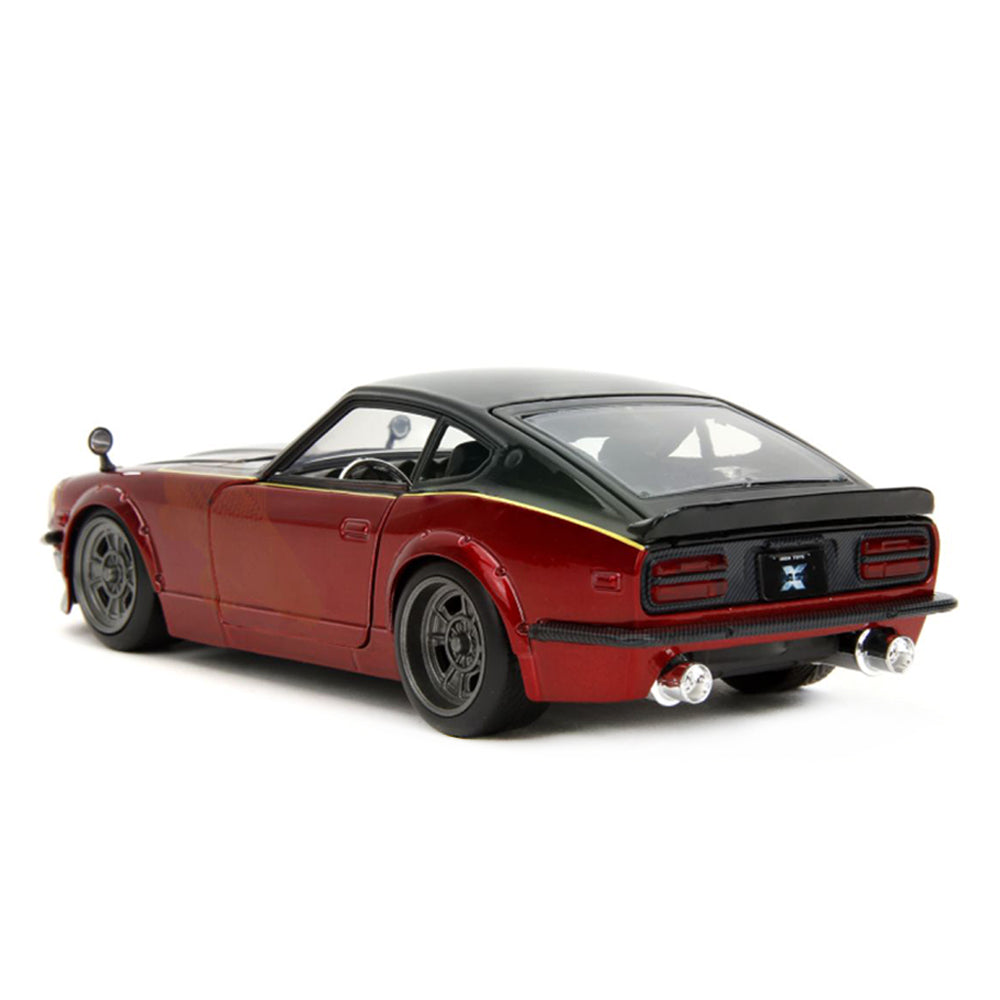 Jada 1:24 Scale Fast & Furious X 1972 Datsun 240Z Gloss Red Black Diecast Model