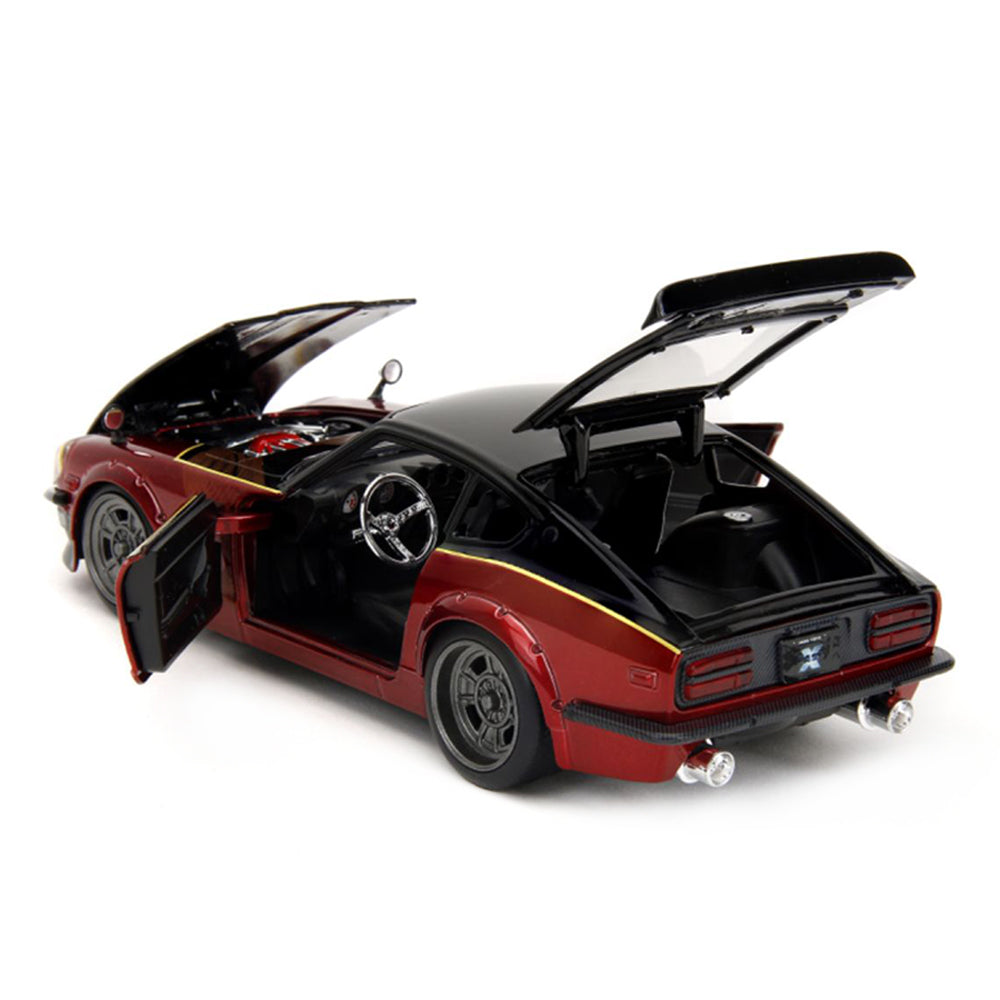 Jada 1:24 Scale Fast & Furious X 1972 Datsun 240Z Gloss Red Black Diecast Model