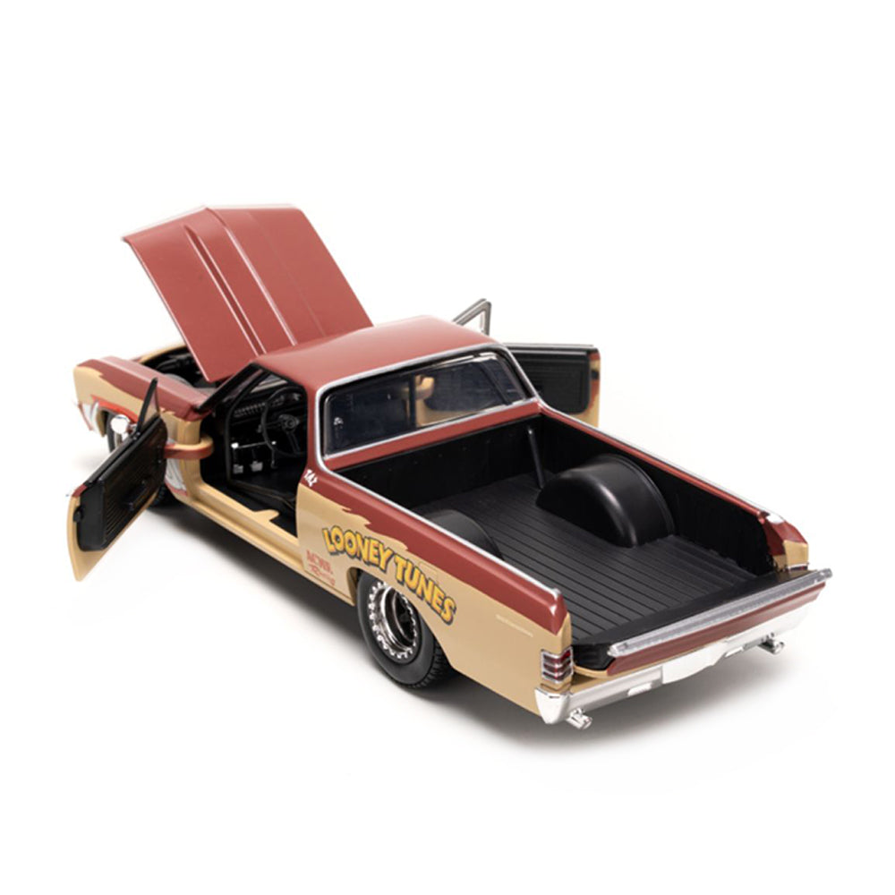 Jada 1:24 Scale Looney Tunes Chevy El Camino With Tassie Devil Diecast Vehicle Model