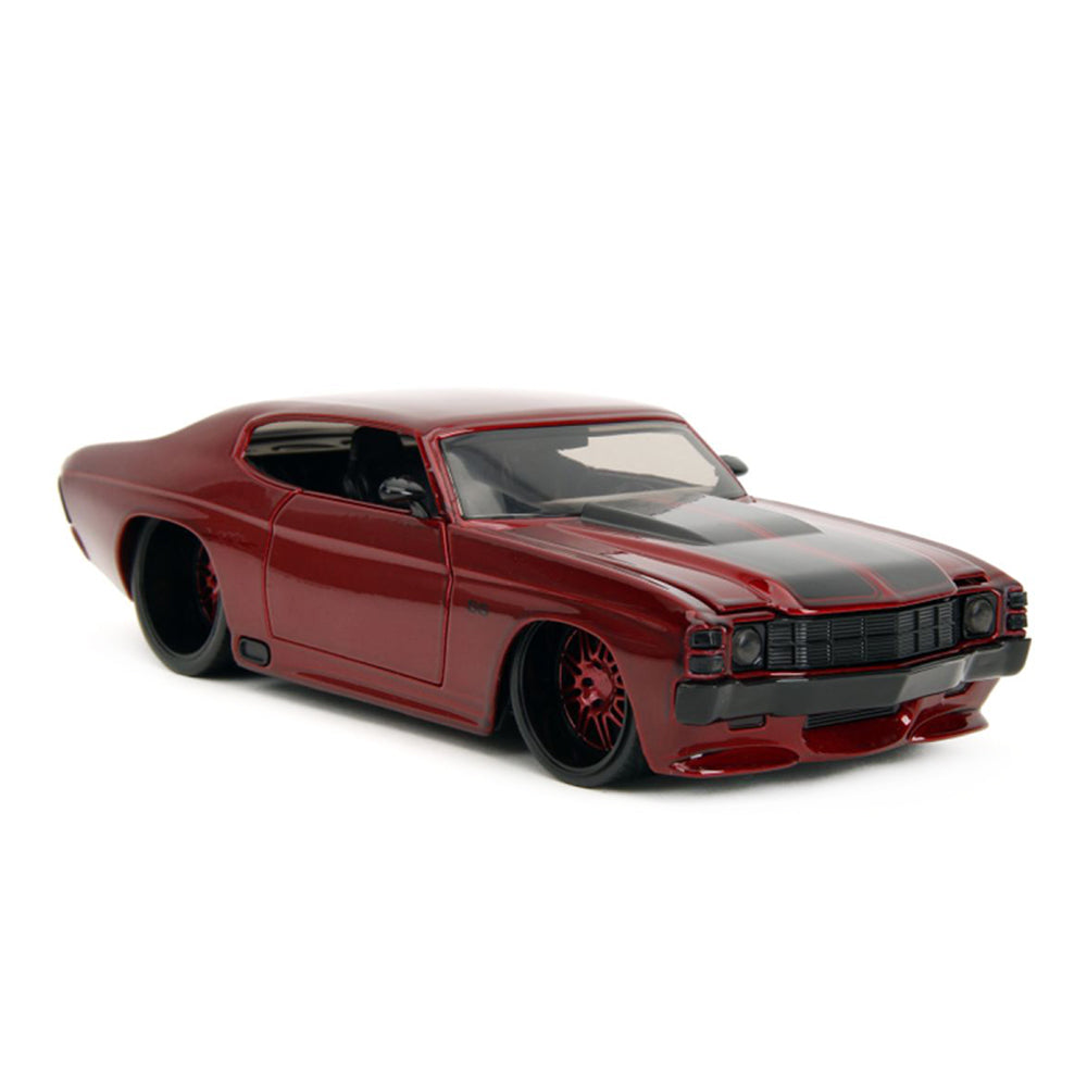 Jada 1:24 Scale Pink Slips 1971 Chevrolet Chevelle SS Red Diecast Model Car