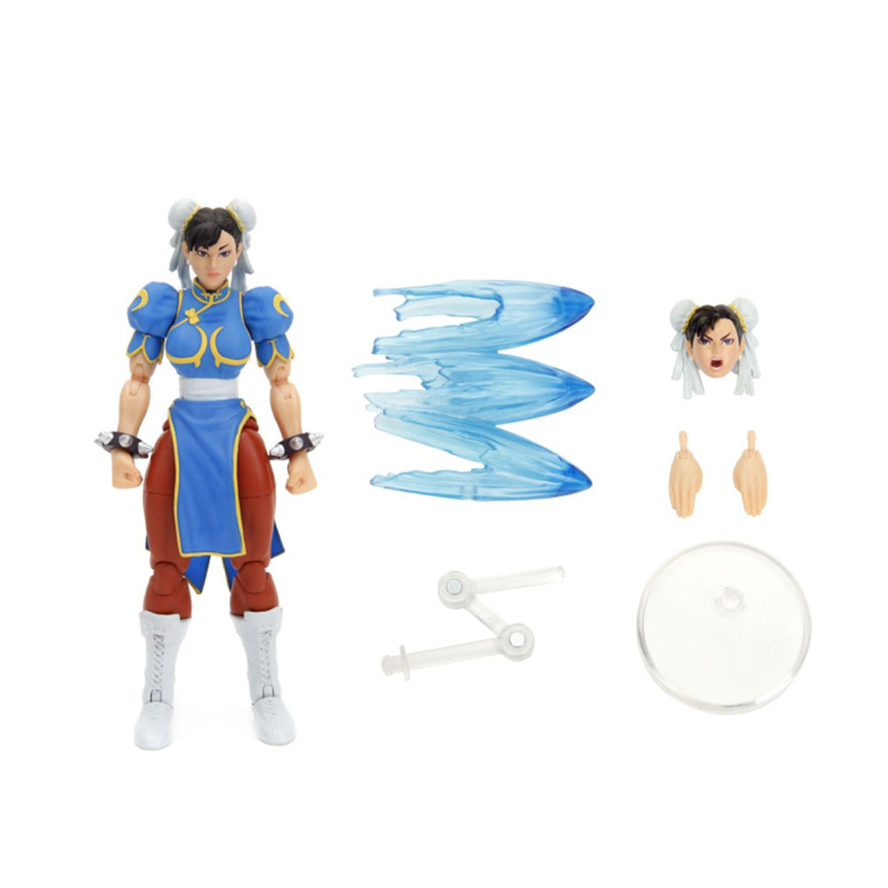 Jada Street Fighter Chun-Li 6" Action Figure Model With Accessories