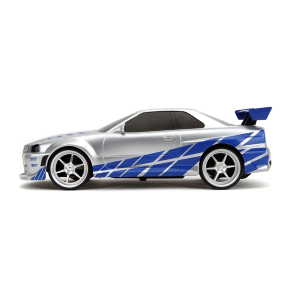Jada 1:16 Scale Fast & Furious 2002 Nissan Skyline GT-R Remote Control Toy Model