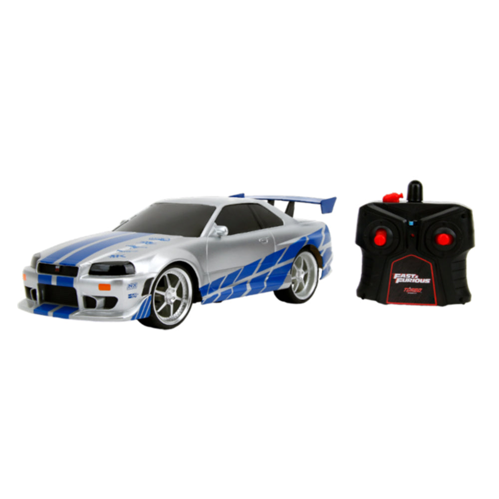 Jada 1:16 Scale Fast & Furious 2002 Nissan Skyline GT-R Remote Control Toy Model