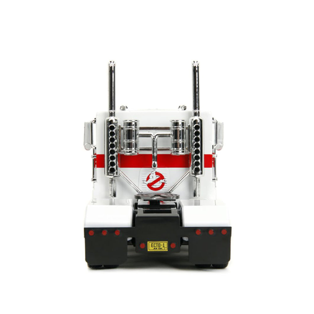 Jada 1:24 Scale Transformers Optimus Prime X Ghostbusters Ecto-1 Mash-up Diecast Model