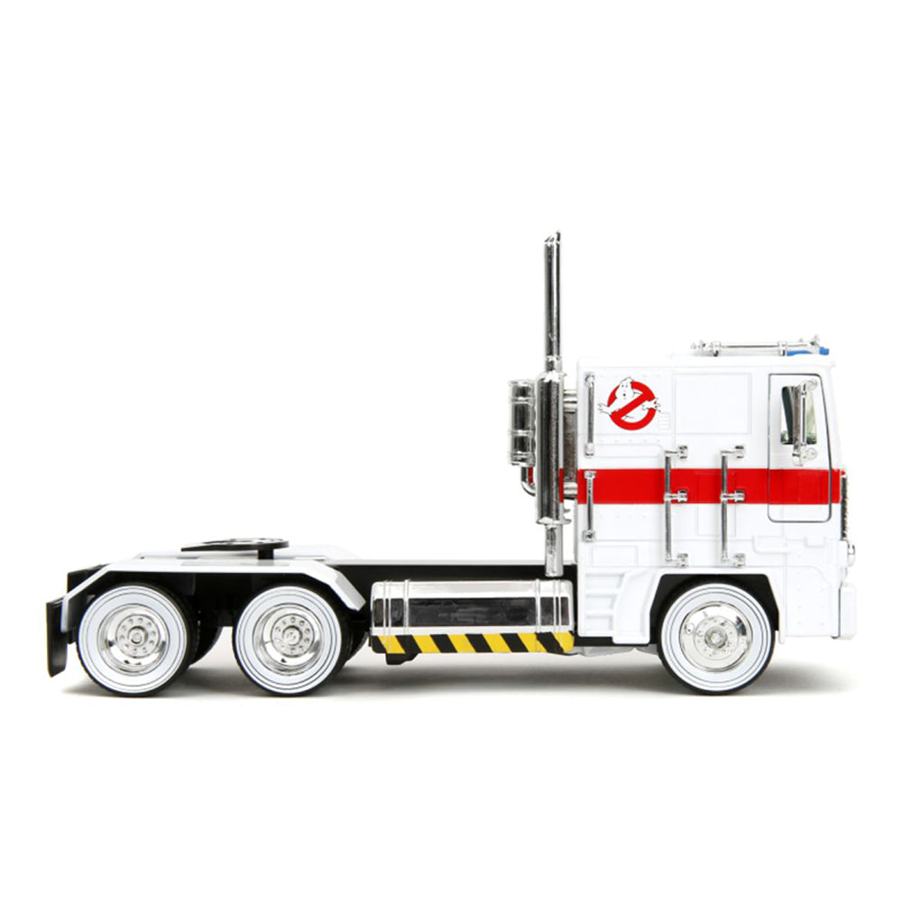 Jada 1:24 Scale Transformers Optimus Prime X Ghostbusters Ecto-1 Mash-up Diecast Model