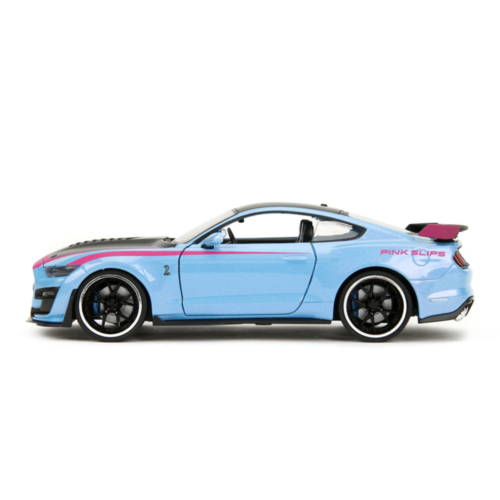 Jada 1:24 Scale Pink Slips 2020 Ford Mustang Shelby GT500 Diecast Car Model