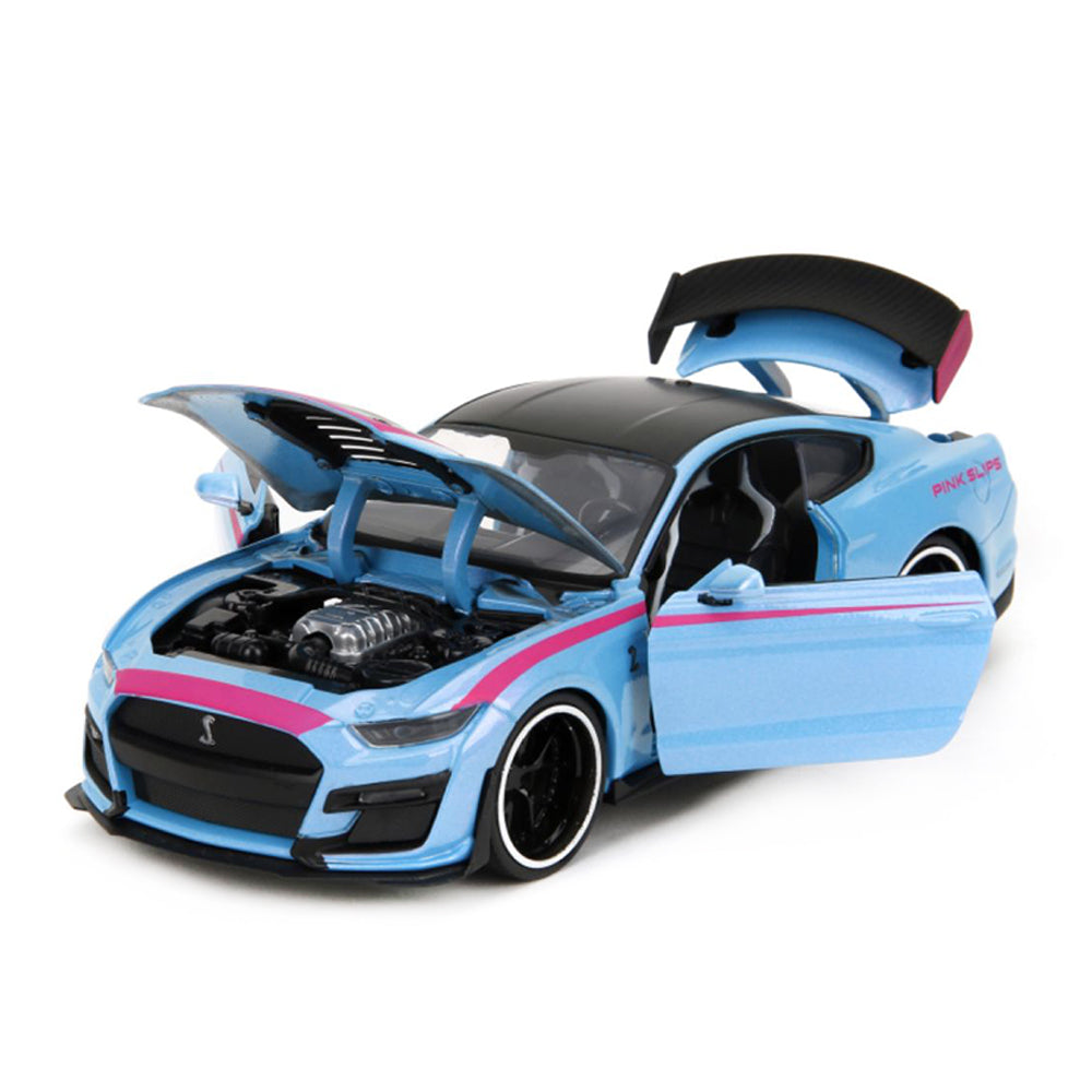 Jada 1:24 Scale Pink Slips 2020 Ford Mustang Shelby GT500 Diecast Car Model