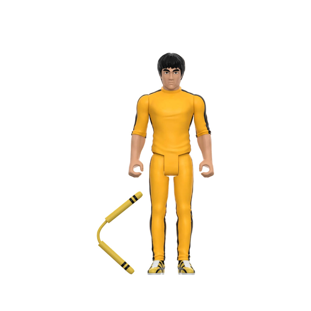 Super7 Bruce Lee The Challenger ReAction 3.75'' Action Figure With Nunchucks