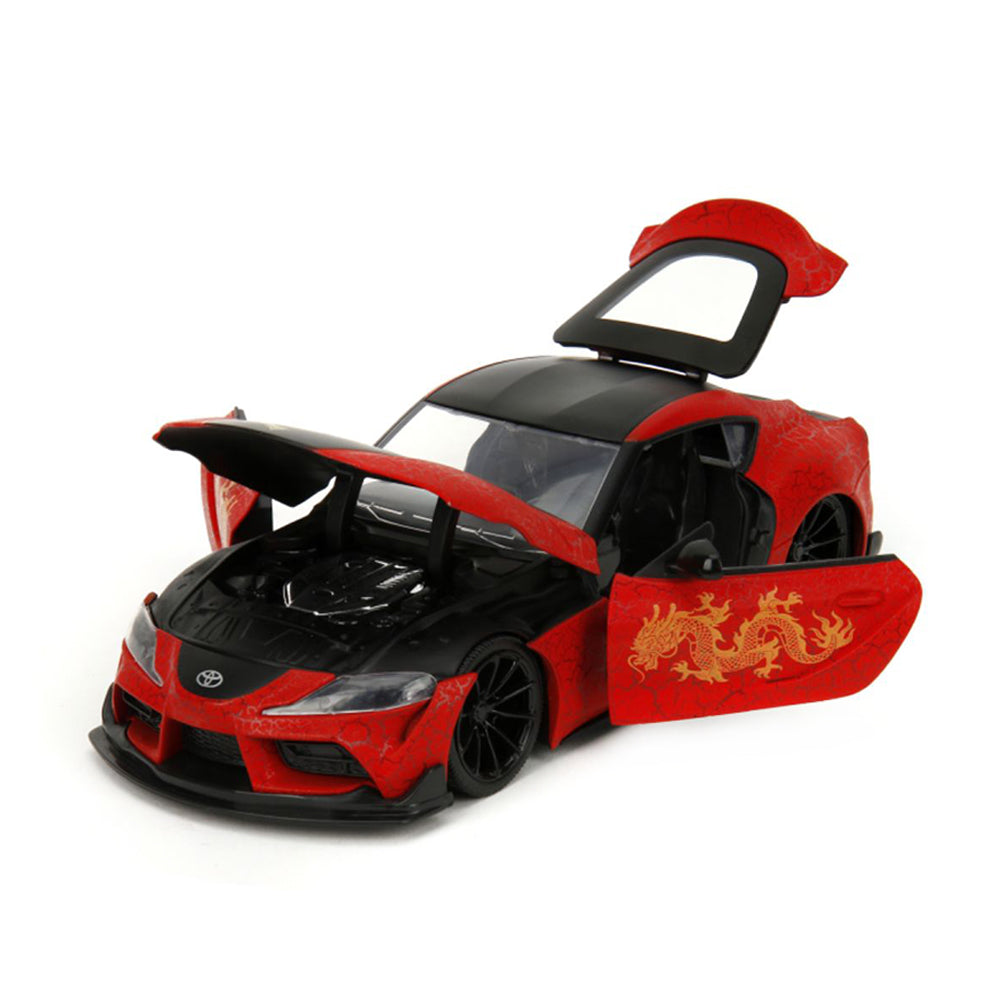 Jada 1:24 Scale Pink Slips 2020 Toyota Supra Year Of The Dragon Diecast Model