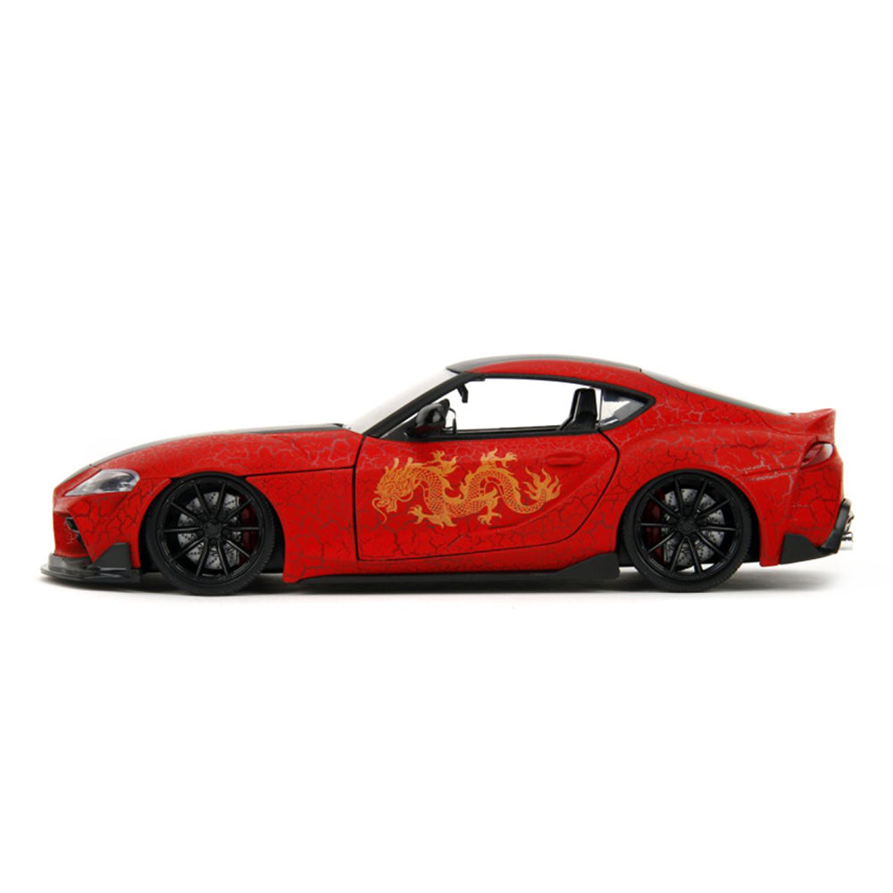 Jada 1:24 Scale Pink Slips 2020 Toyota Supra Year Of The Dragon Diecast Model