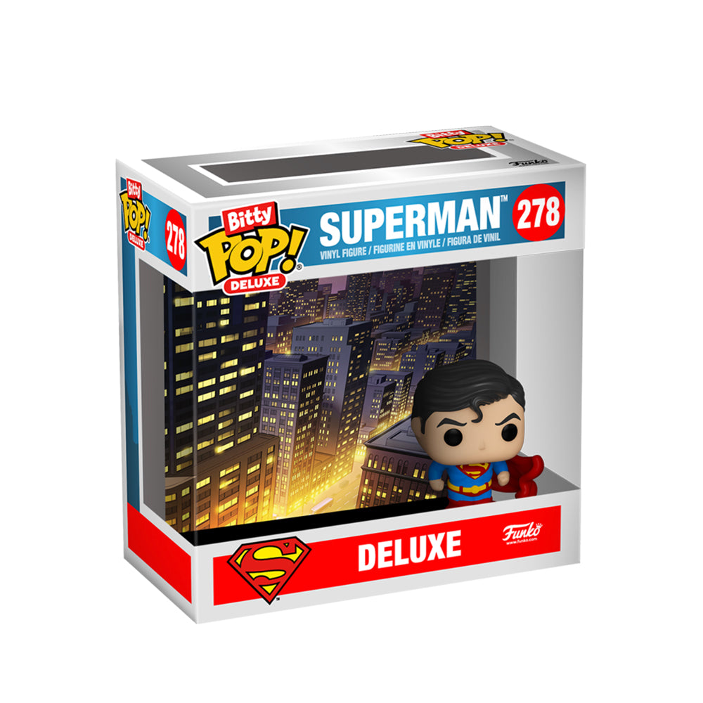Funko DC Comics Superman Bitty Pop! Deluxe Vinyl Figure Collectible