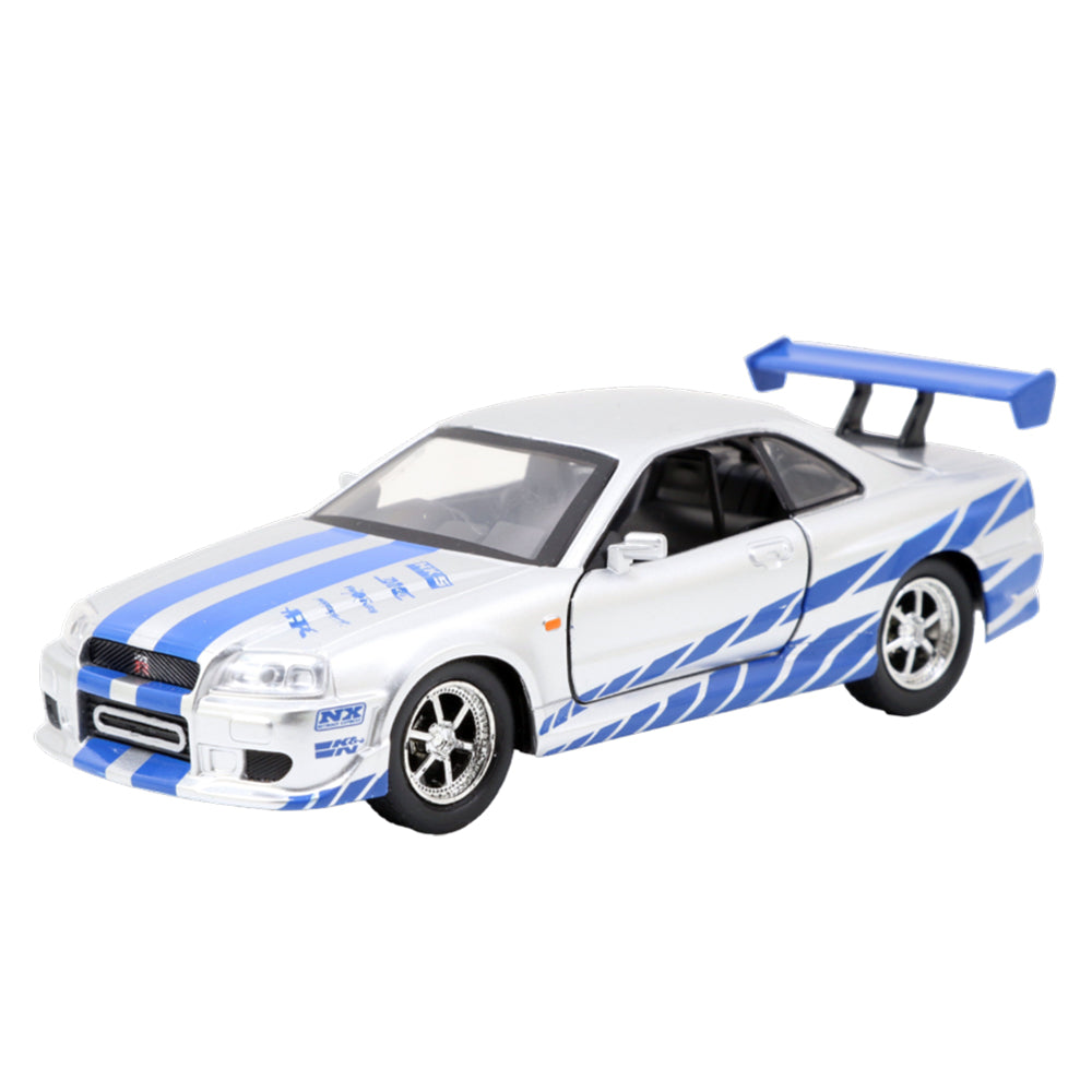 Jada 1:32 Scale Fast & Furious 2002 Nissan Skyline GTR R34 Diecast Car Model