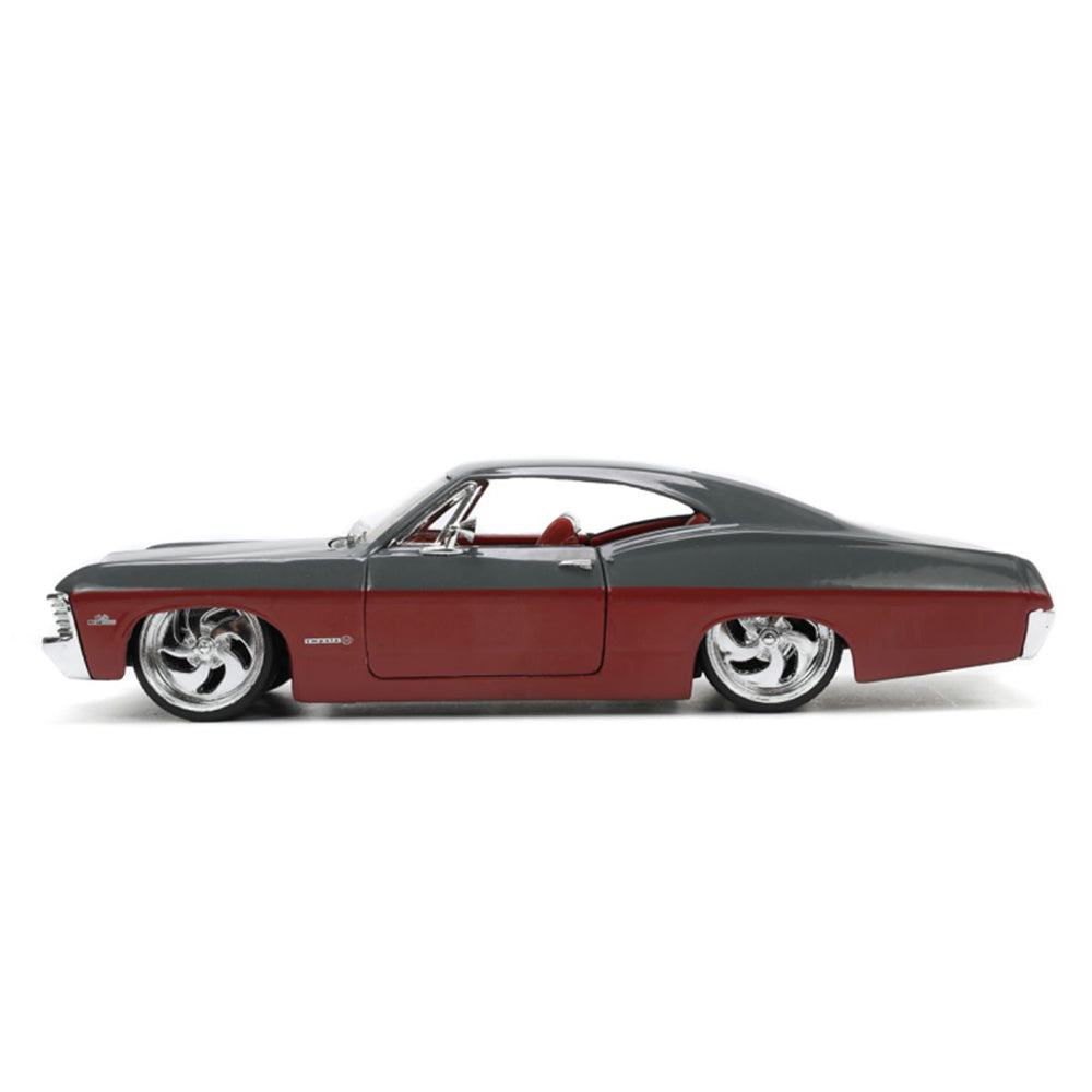 Jada 1:24 Scale Big Time Muscle 1967 Chevy Impala Coupe Diecast Car Model