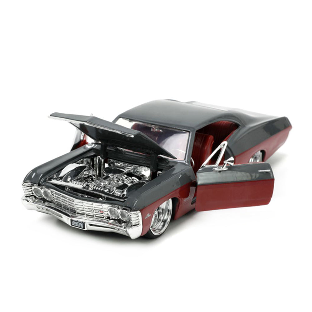 Jada 1:24 Scale Big Time Muscle 1967 Chevy Impala Coupe Diecast Car Model