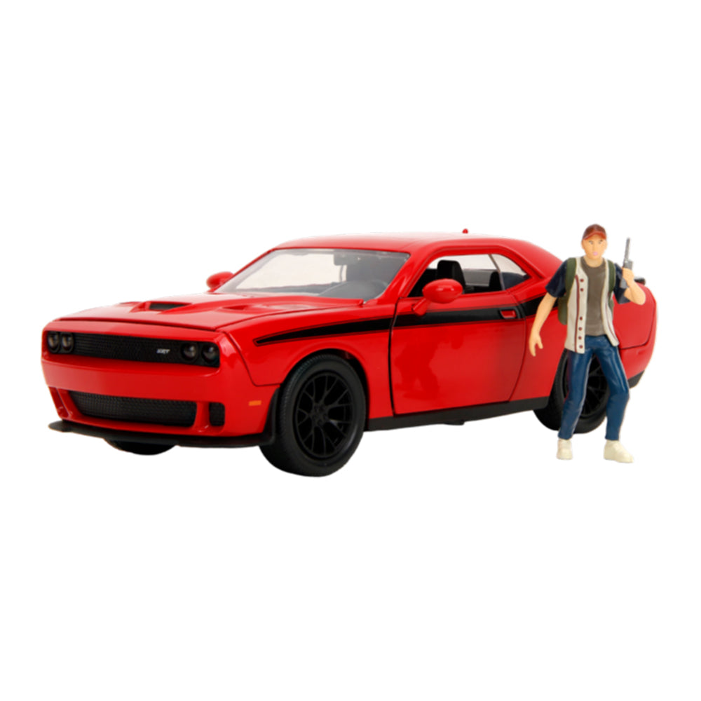 Jada 1:24 Scale The Walking Dead 2015 Dodge Challenger & Glenn Diecast Car Model