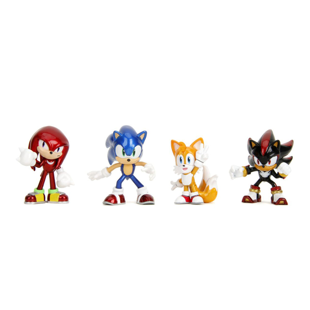 Jada Sonic The Hedgehog 2.5" Metalfigs Diecast Figures 4 Pack Collectible