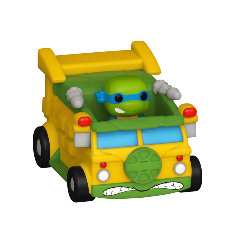 Funko Teenage Mutant Ninja Turtles Leonardo With Turtles Van Bitty Pop! Ride