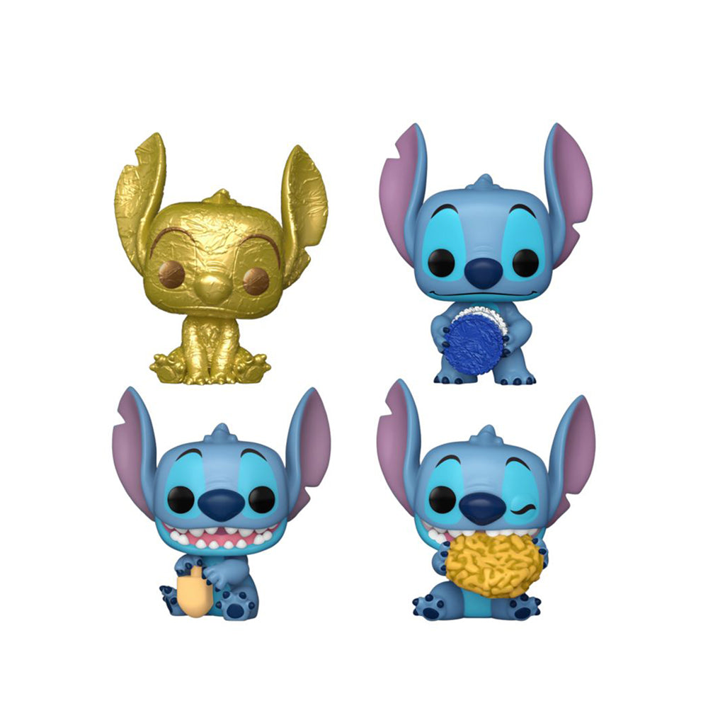Funko Disney Lilo & Stitch Stitch Dreidel Box 4-Pack Pocket Pop! Vinyl Figures