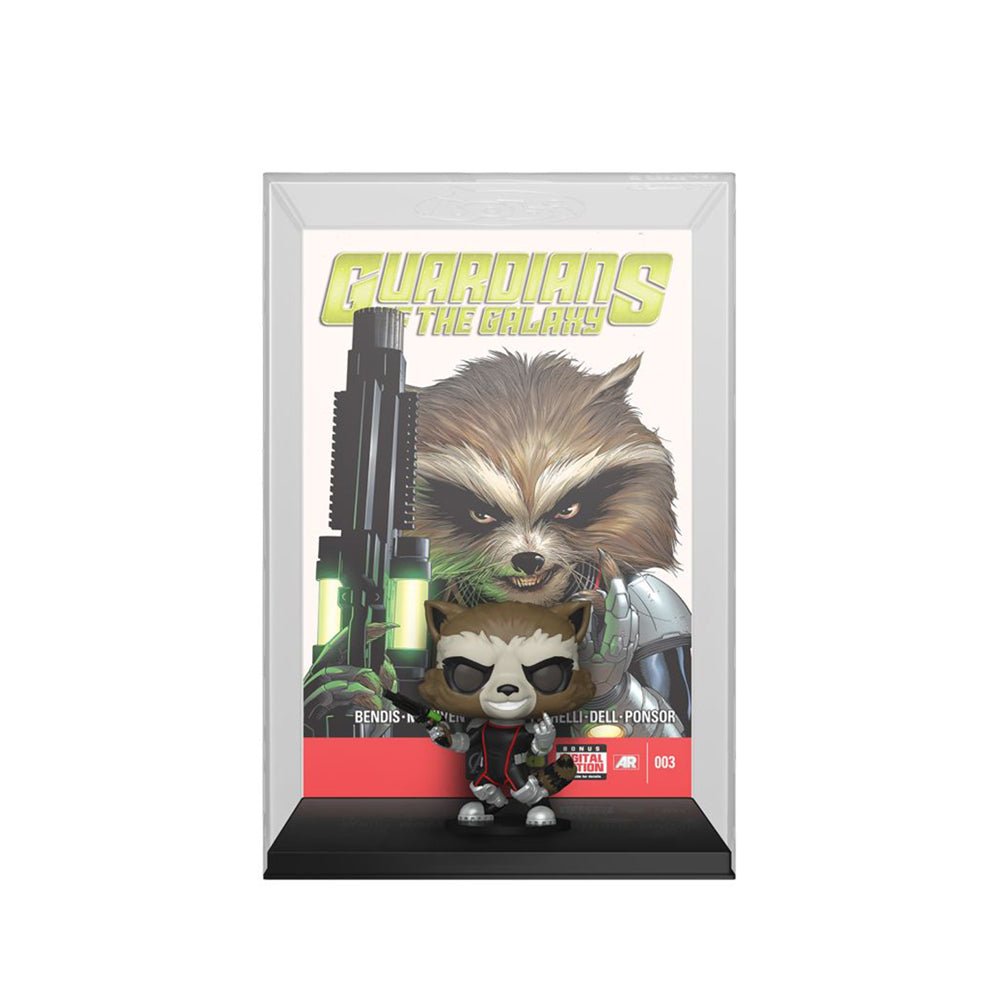 Funko Marvel Guardians Of The Galaxy Rocket Raccoon Pop! Comic Cover Collectible