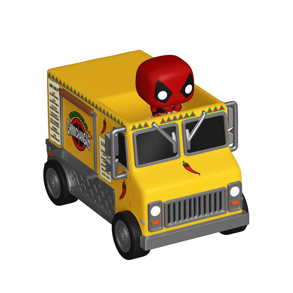 Funko Deadpool With Food Truck Bitty Pop! Rides Vinyl Figure Collectible