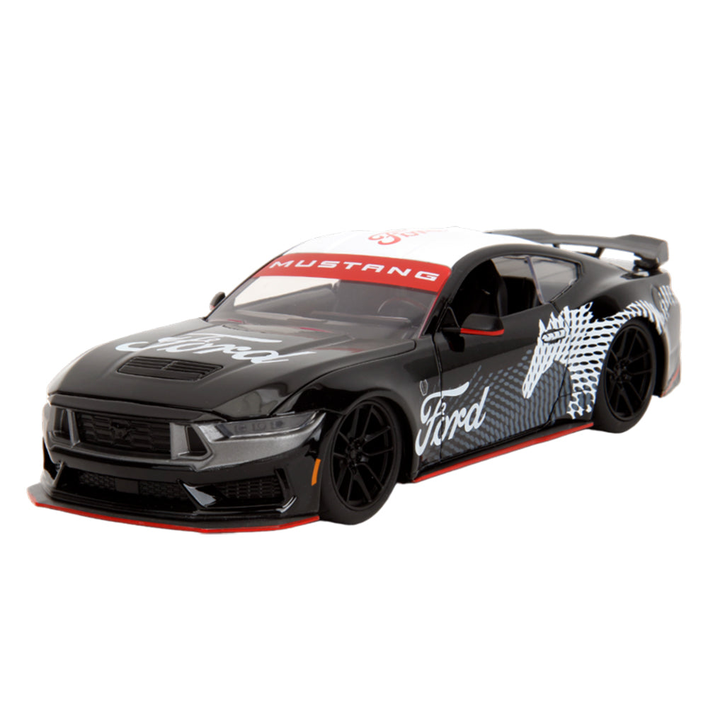 Jada 1:24 Scale Big Time Muscle 2024 Ford Mustang Dark Horse Diecast Car Model