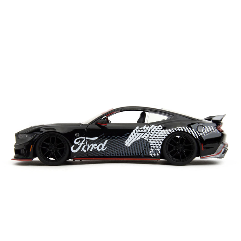 Jada 1:24 Scale Big Time Muscle 2024 Ford Mustang Dark Horse Diecast Car Model