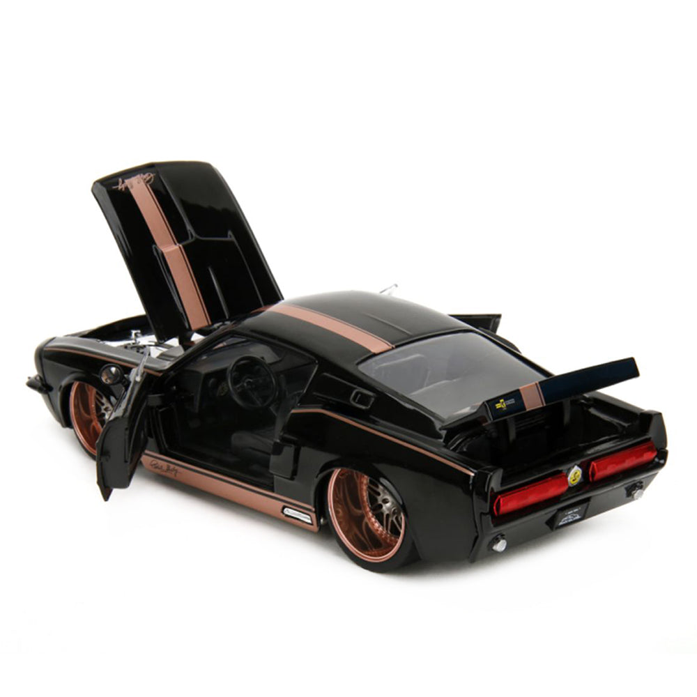 Jada 1:24 Scale Pink Slips 1967 Ford Mustang Shelby GT500 Diecast Car Model
