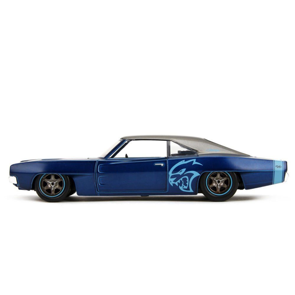 Jada 1:24 Scale Pink Slips 1968 Dodge Charger Widebody Diecast Car Model