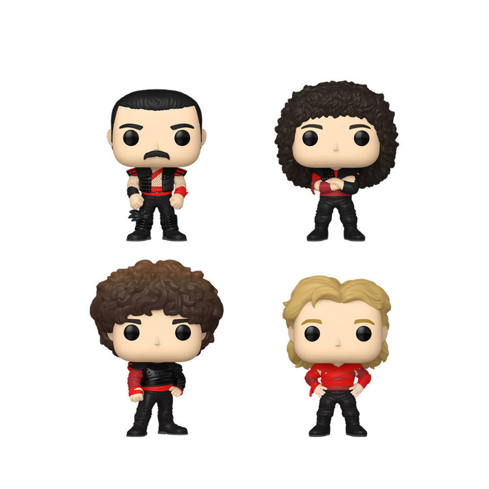 Funko Queen Radio Gaga Freddie Brian John & Roger Taylor Pop! Vinyl Figure