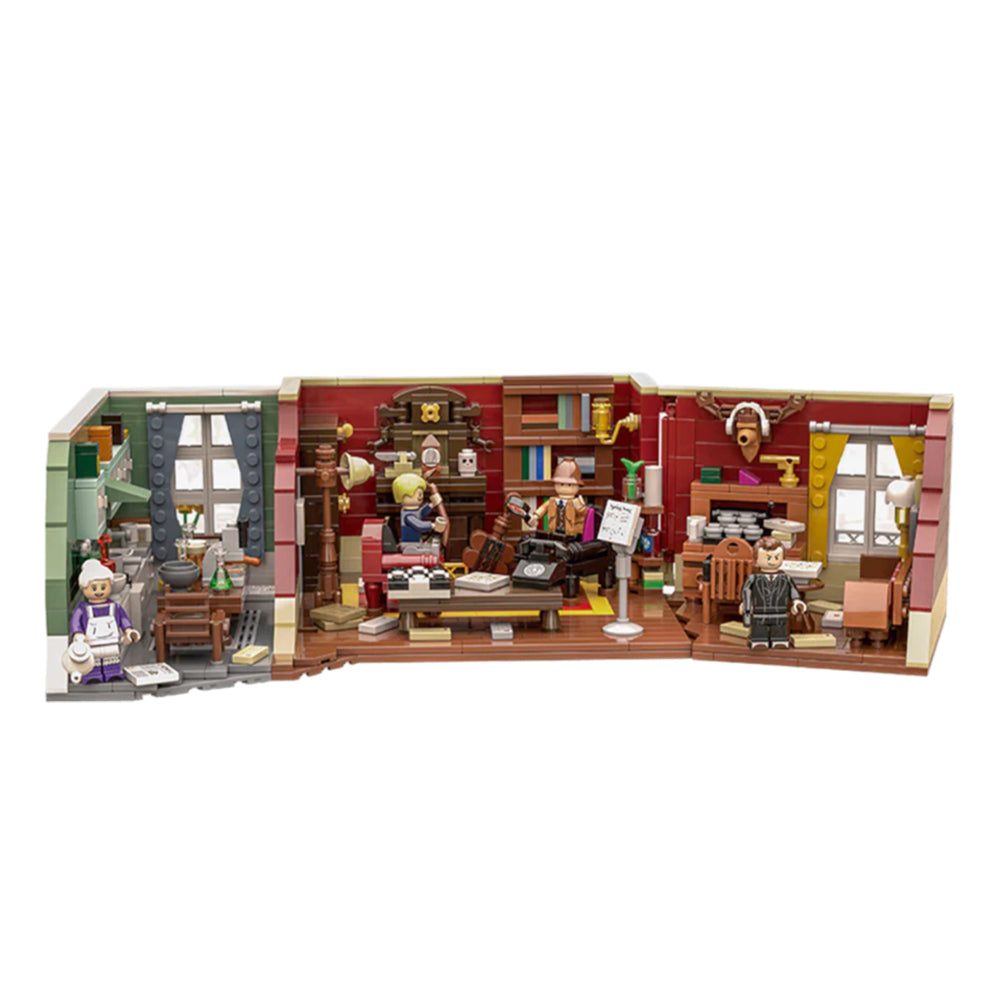 Pantasy Sherlock Holmes 221B Baker Street Building Block Construction DIY Kit