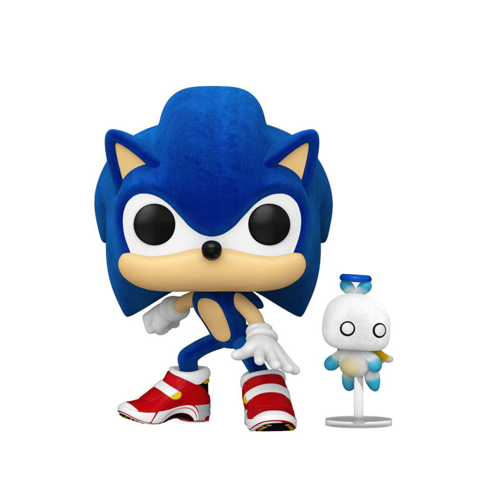 Funko Sonic The Hedgehog Sonic With Chao Flocked Pop! Vinyl Figure Collectible