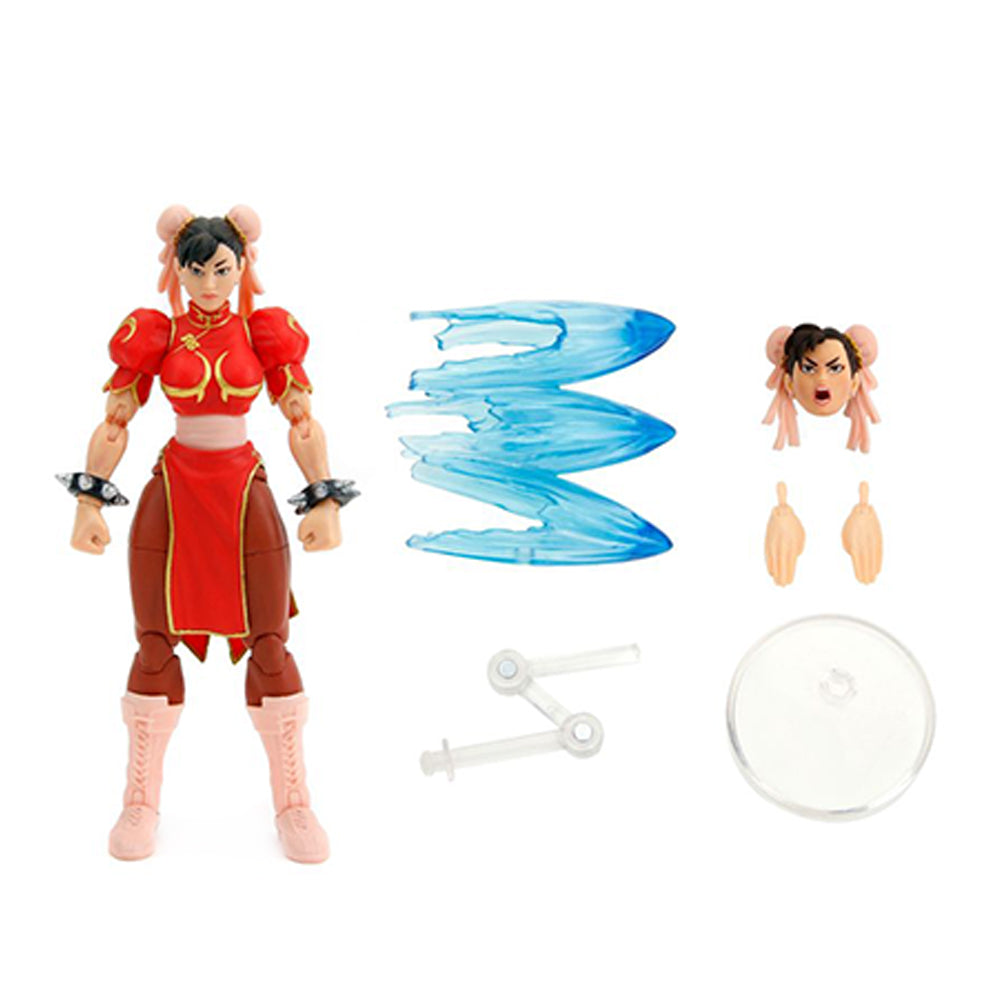 Jada Street Fighter II The Final Challengers Chun Li Player 2 6'' Action Figure