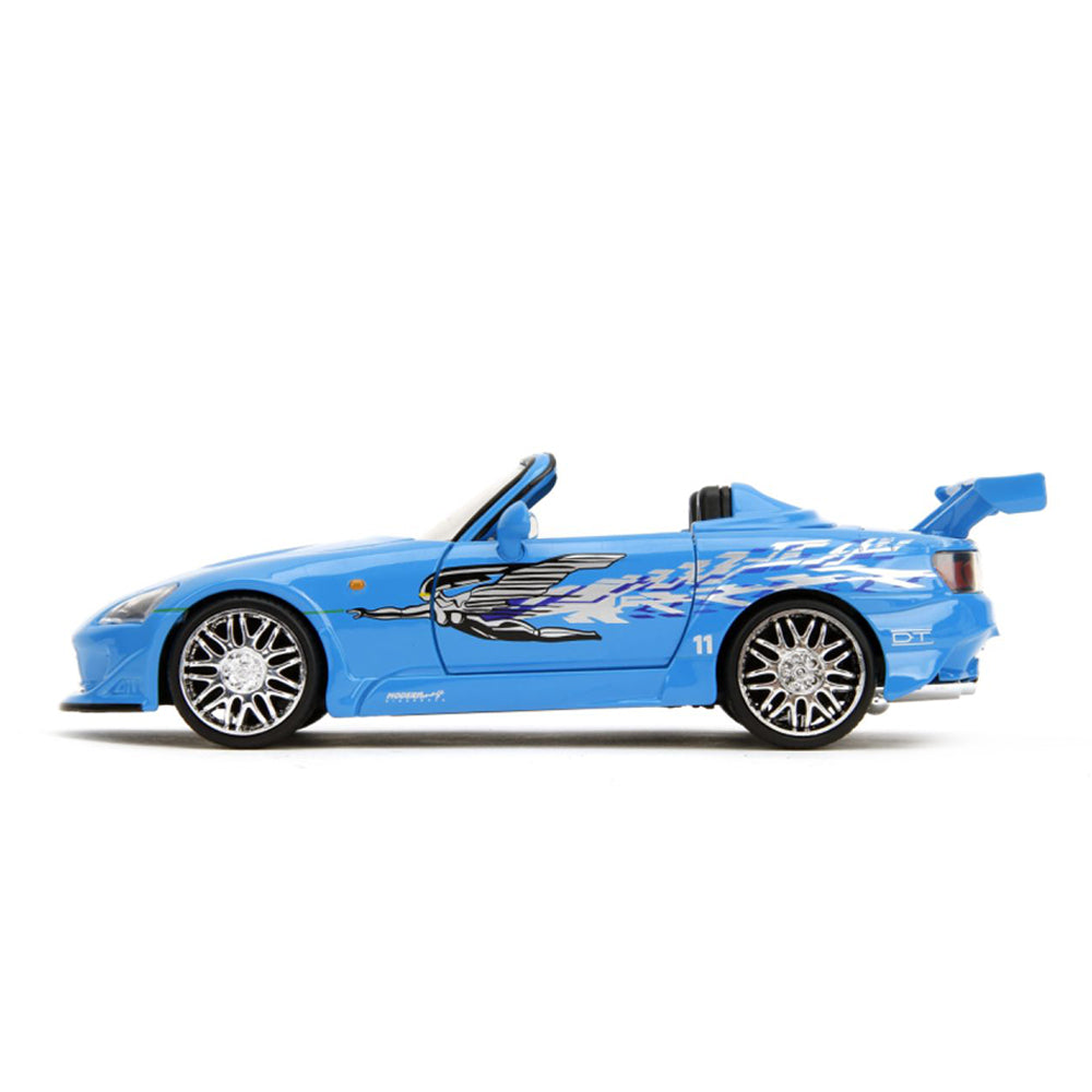 Jada 1:24 Scale Fast & Furious 2001 Honda S2000 Diecast Car Model