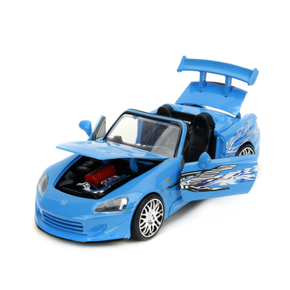 Jada 1:24 Scale Fast & Furious 2001 Honda S2000 Diecast Car Model