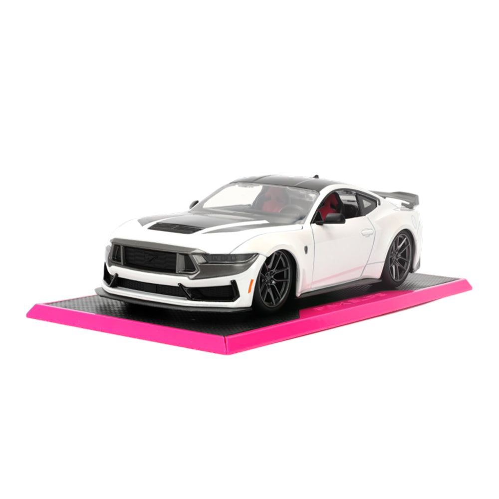 Jada 1:24 Scale Pink Slips 2024 Ford Mustang Dark Horse Edition Diecast Model