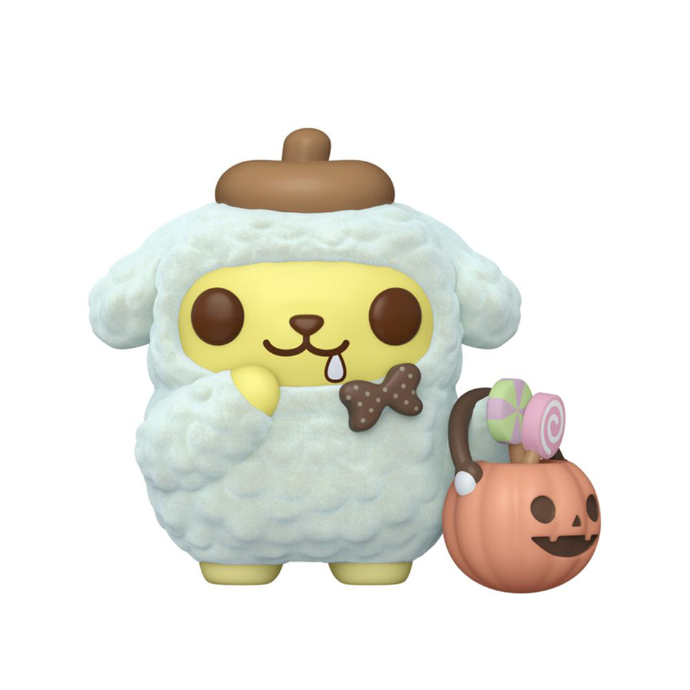 Funko Sanrio Pompompurin Halloween Flocked Pop! Vinyl Figure Collectible