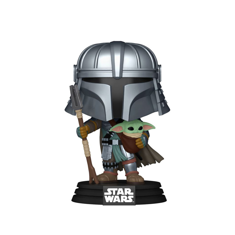 Funko Star Wars Impressions Mandalorian With Grogu Pop! Vinyl Figure Collectible