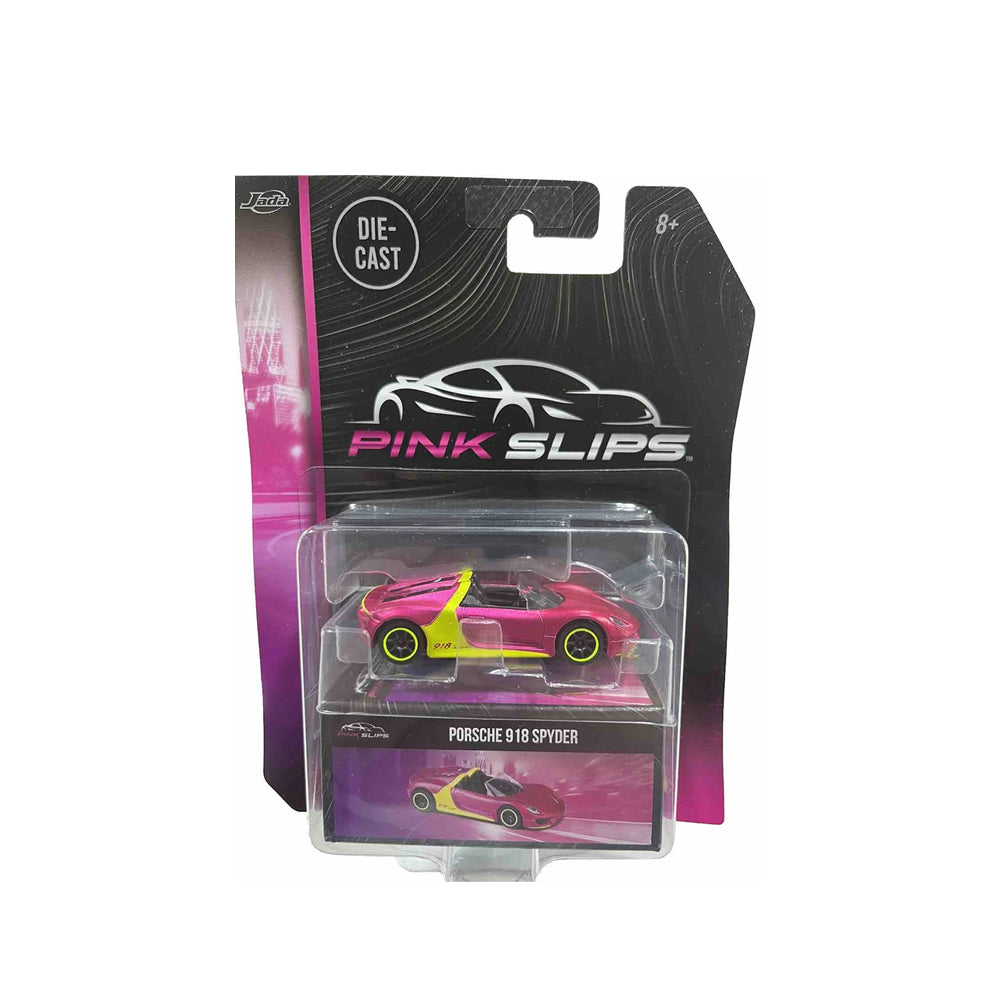 Jada 1:64 Scale Pink Slips Porsche 918 Spyder Diecast Car Replica