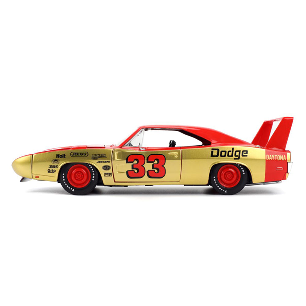 Jada 1:24 Scale Big Time Muscle 1969 Dodge Charger Daytona Diecast Vehicle