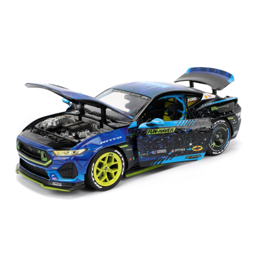 Jada 1:24 Big Time Muscle Vaughn Gittin Jr 2024 Ford Mustang RTR Diecast Car